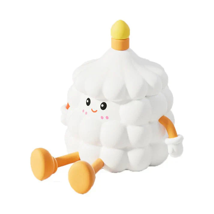 Creative glow, peaceful sleep, small lamp shines with gentle warmth.